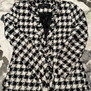 ZARA Tweed blazer XS